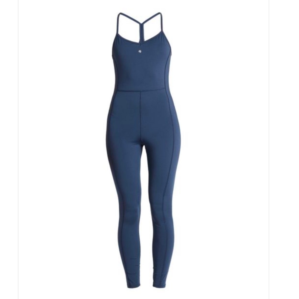 ANINE Bing Blue Slate Jumpsuit NWT Sz XL